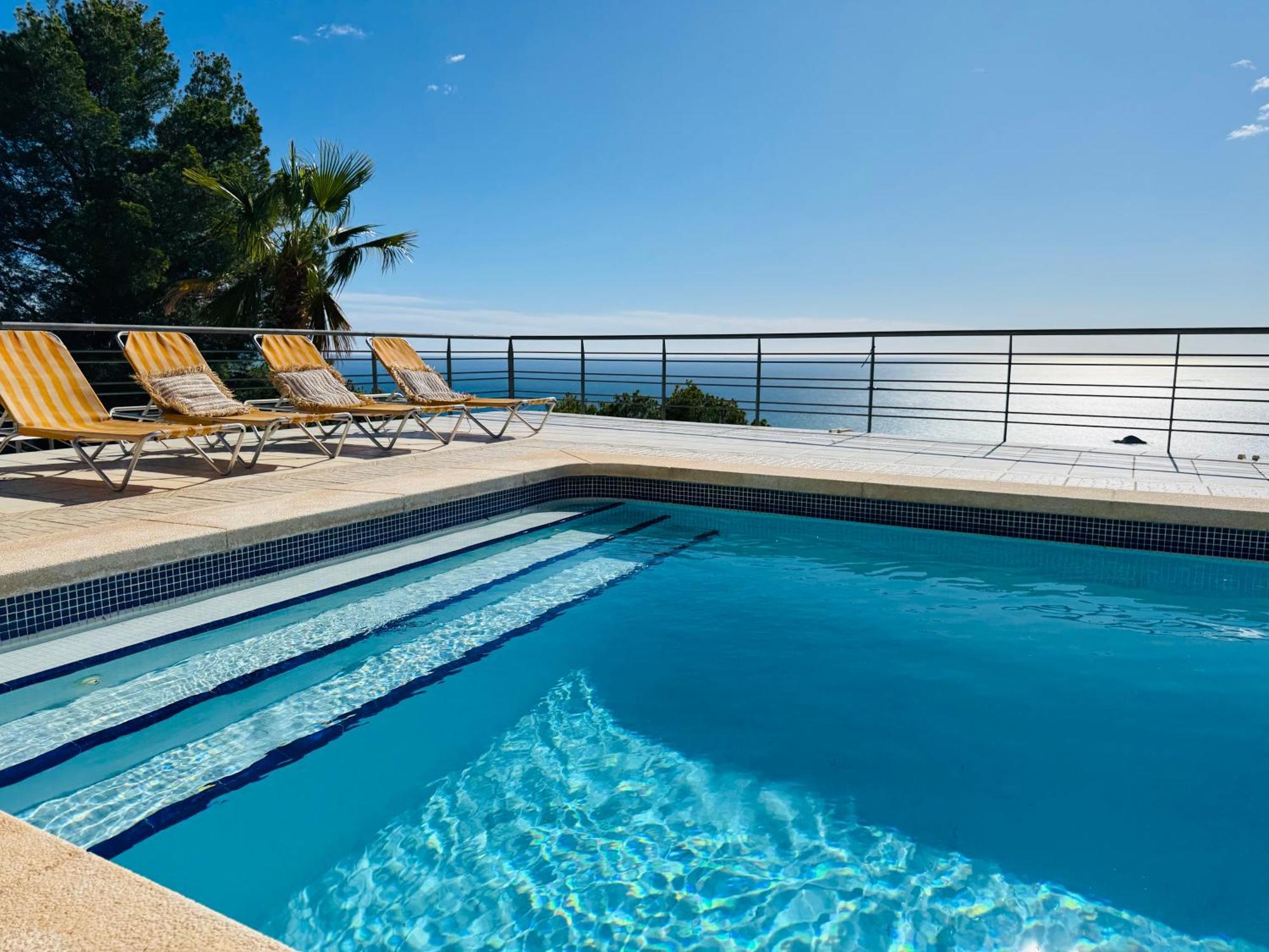 Seaview 6Br Villa With Private Pool Altea Exterior foto