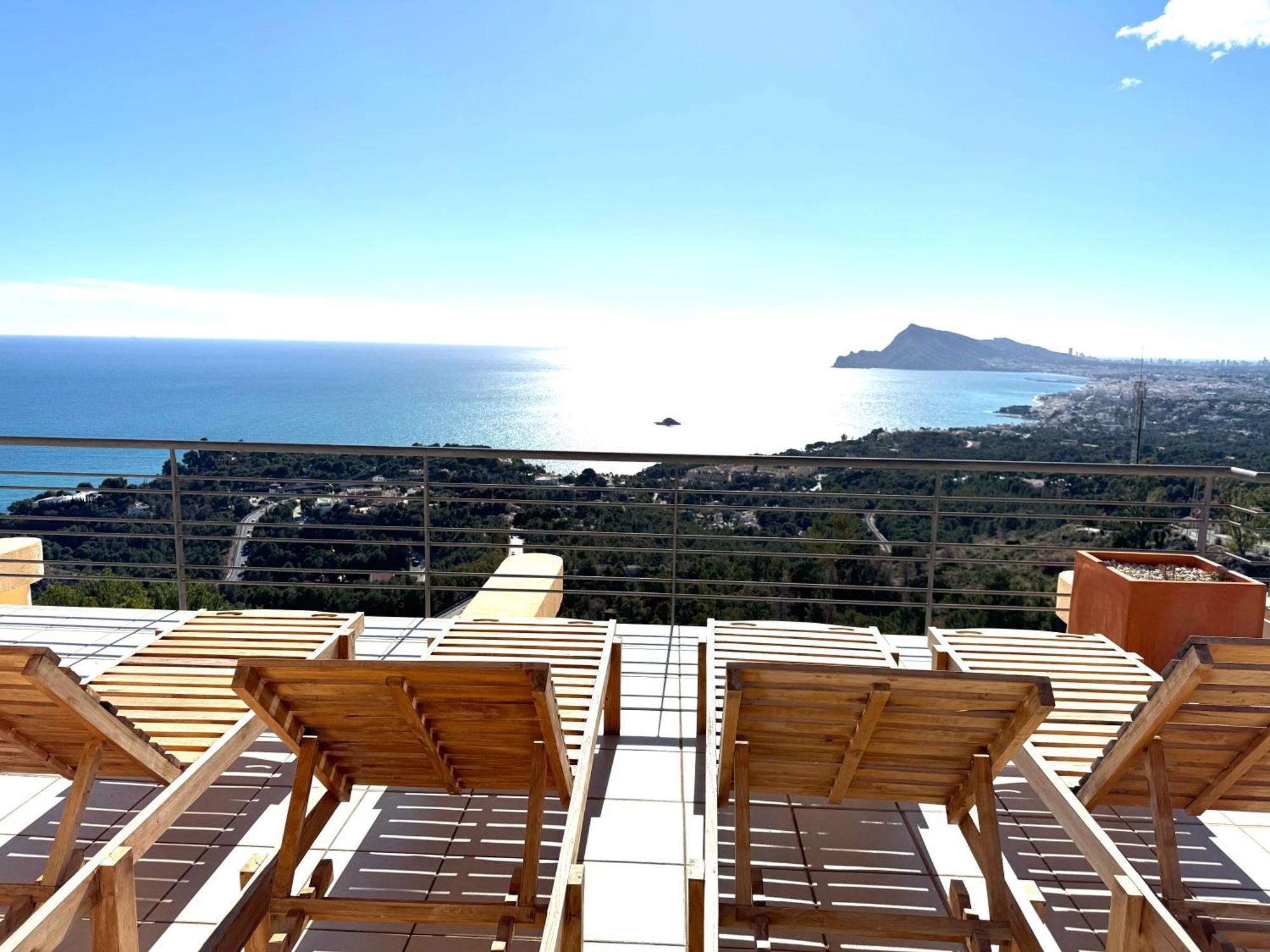Seaview 6Br Villa With Private Pool Altea Exterior foto